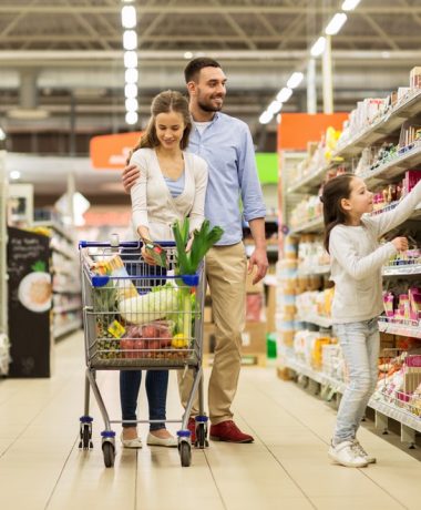 Winkelcentra en supermarkten
