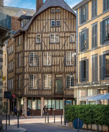 Een heel opmerkelijk balkon…