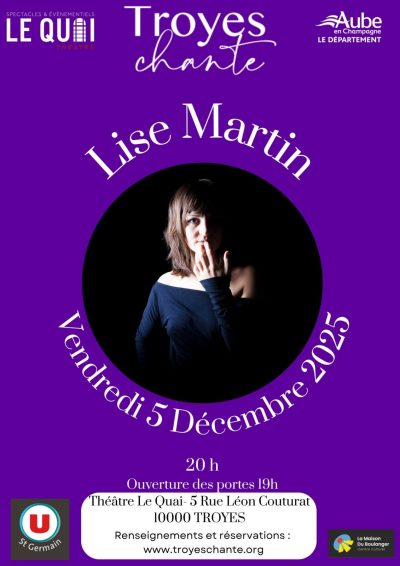 Troyes Chante – Concert Lise Martin