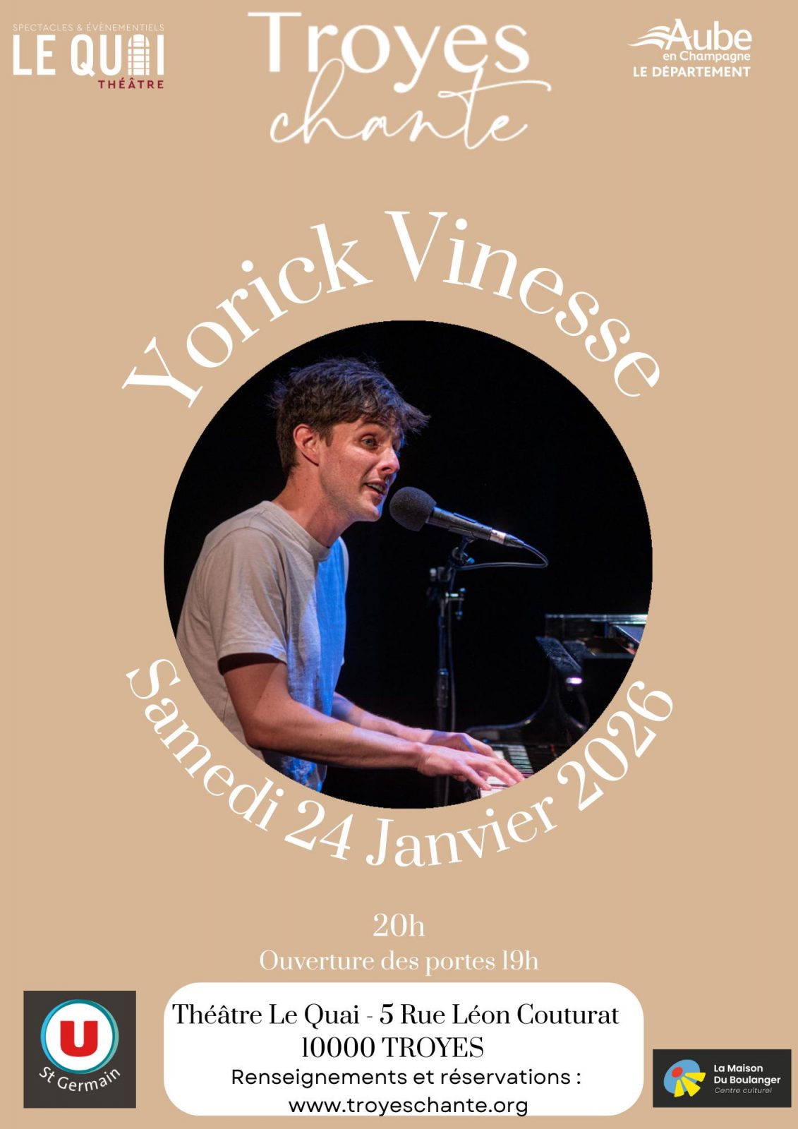 Troyes Chante – Concert Yorick Vinesse