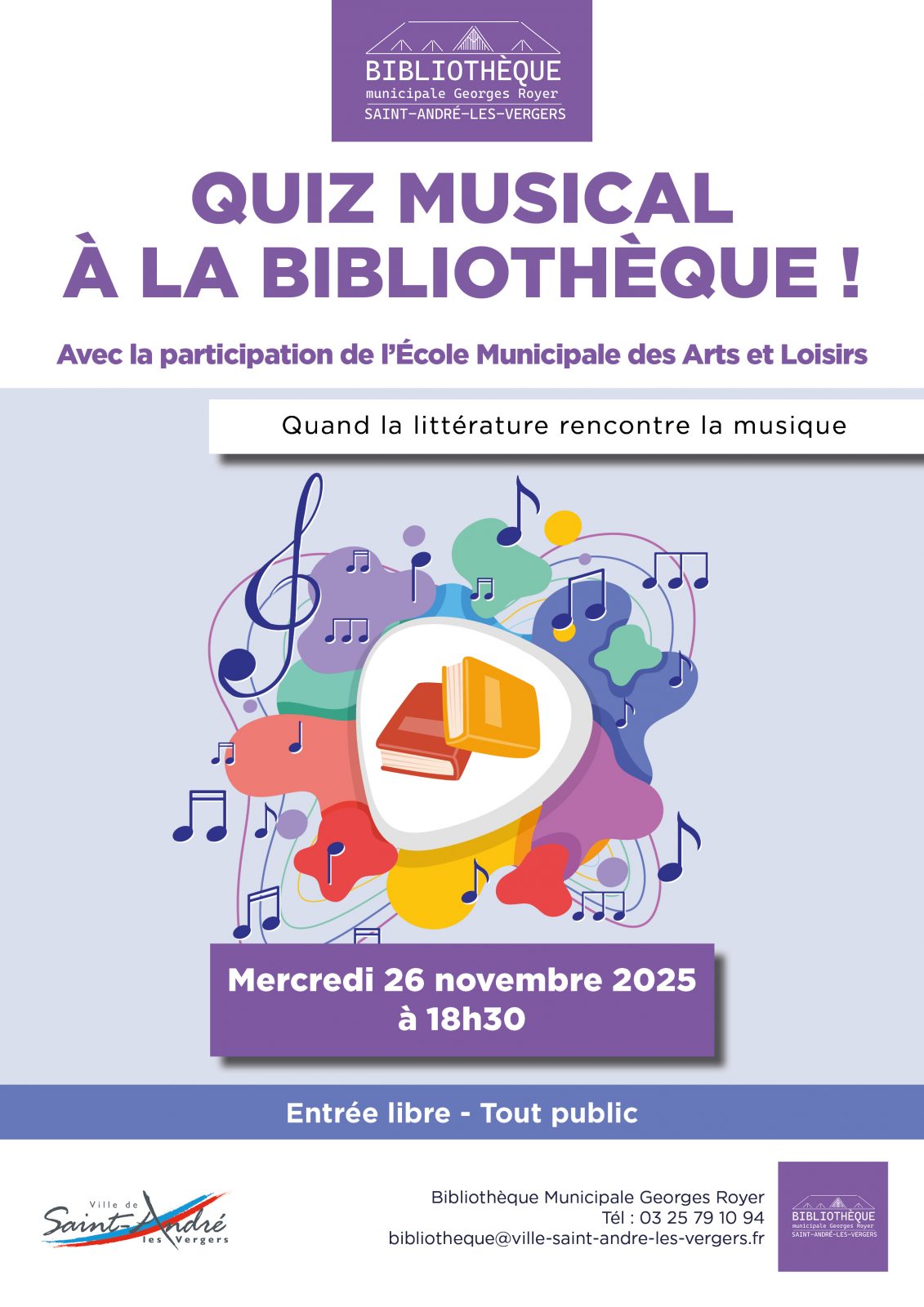 Quiz musical à la Bibliothèque