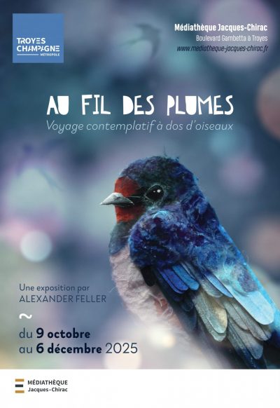 Exposition “Au fil des plumes : Voyage contemplatif à dos d’oiseaux” d’Alexander Feller