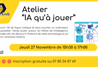 Atelier “IA qu’à jouer”