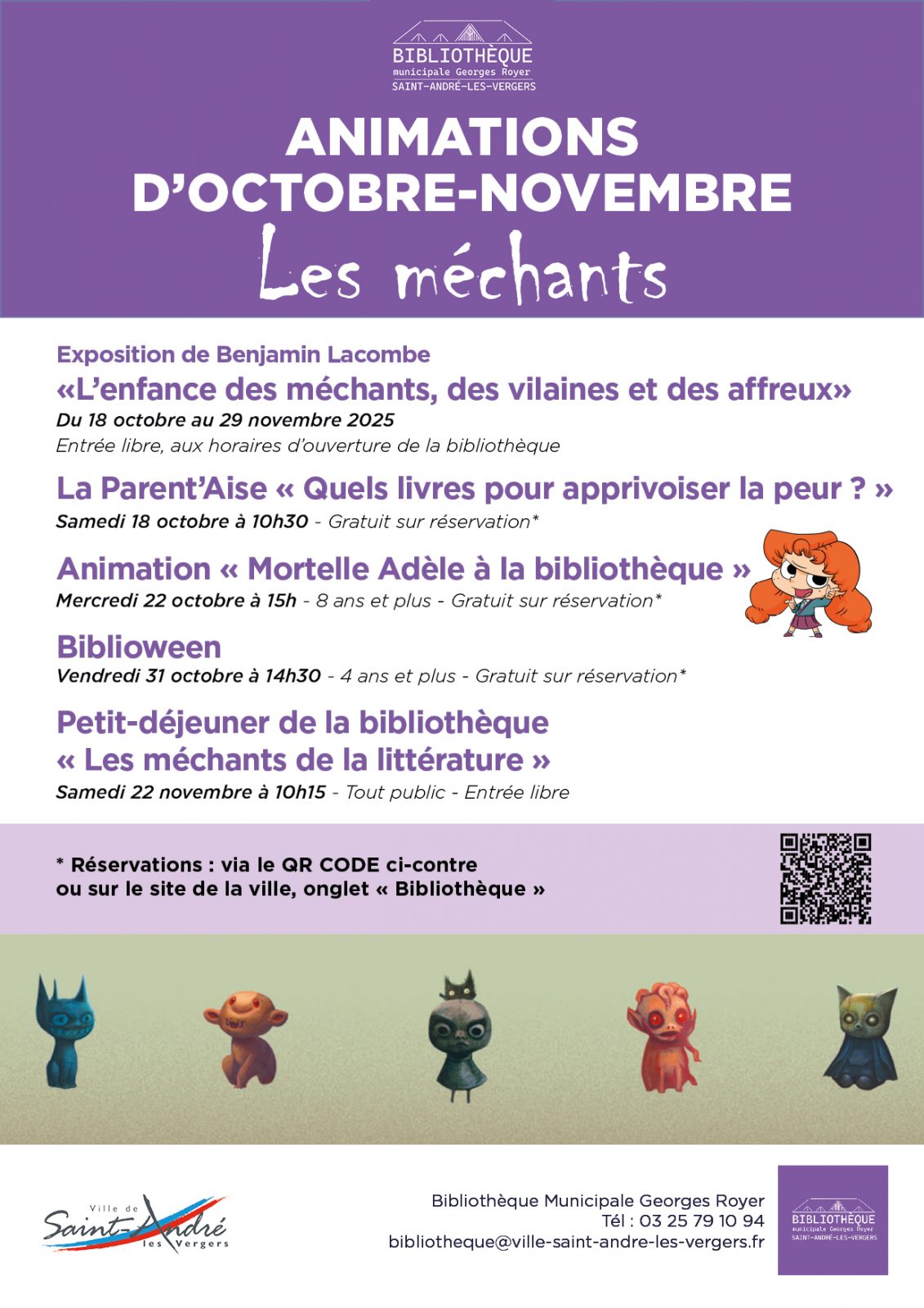 Petit-déjeuner de la Bibliothèque : Les méchants de la littérature