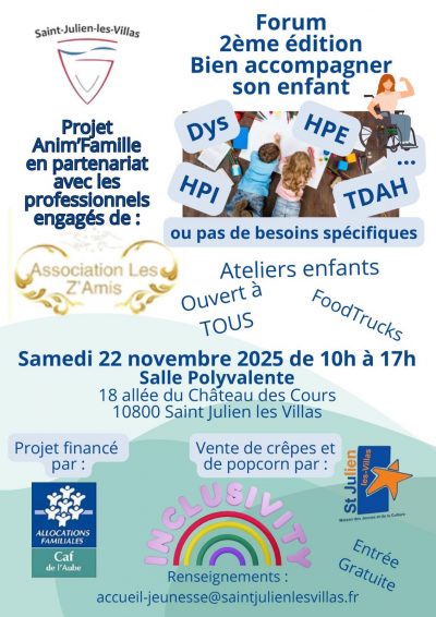 Forum – Bien accompagner son enfant // 2ème édition