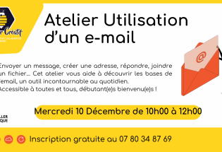 Atelier “Utiliser un mail”