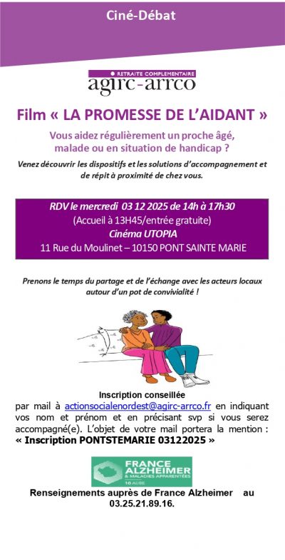 Ciné-débat : comprendre et accompagner les aidants