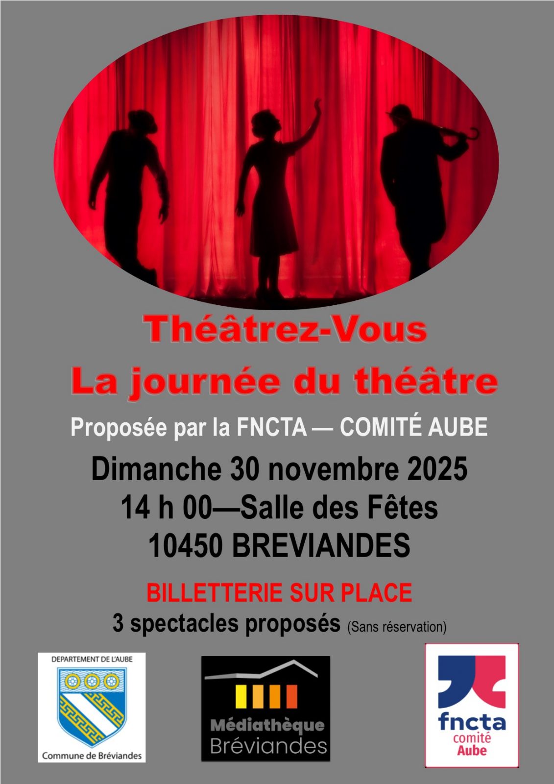 Après-midi théâtre à Bréviandes