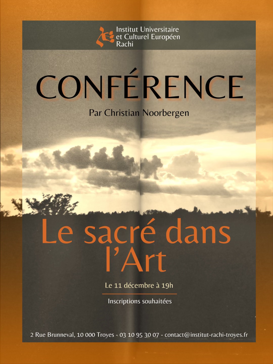 Conférence « Le Sacré dans l’Art »