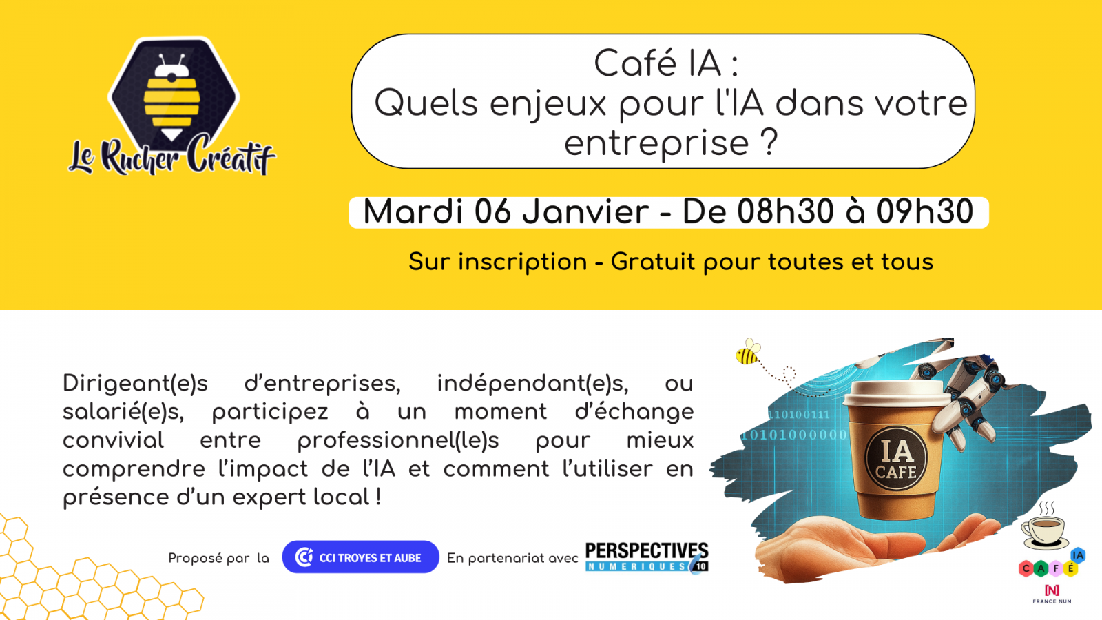 Café IA : Quels enjeux pour l’IA dans votre entreprise ?