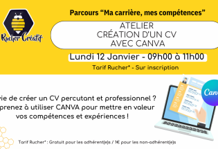 Atelier “Création d’un CV avec Canva”