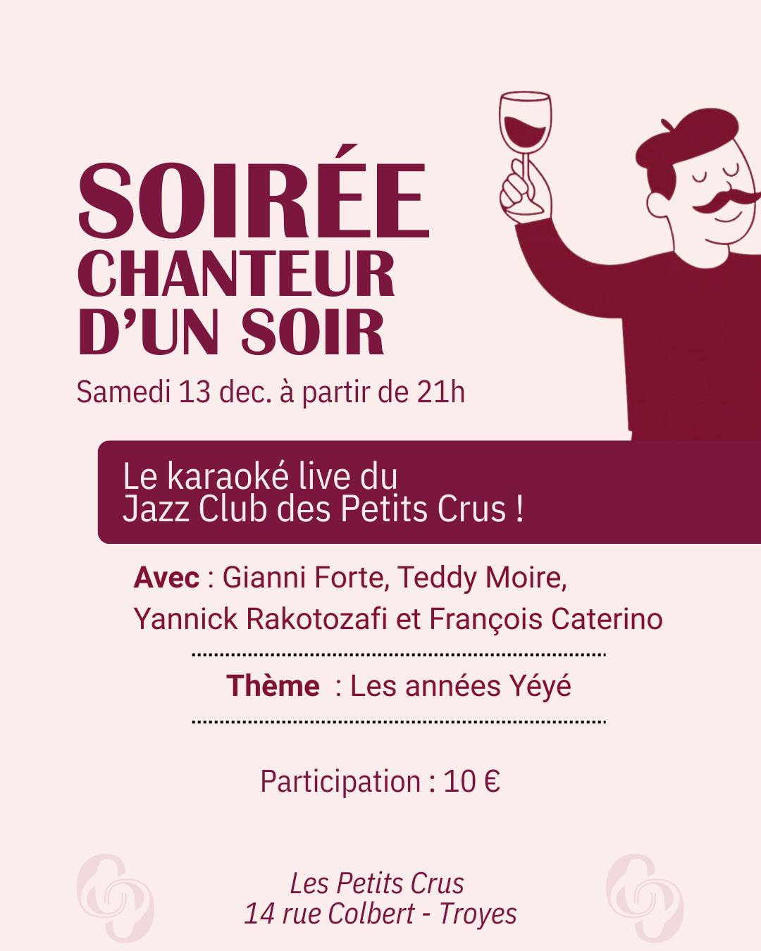 Chanteur d’un soir