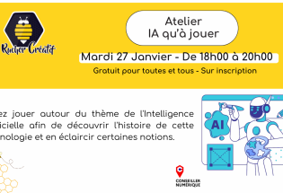 Atelier “IA qu’à jouer”