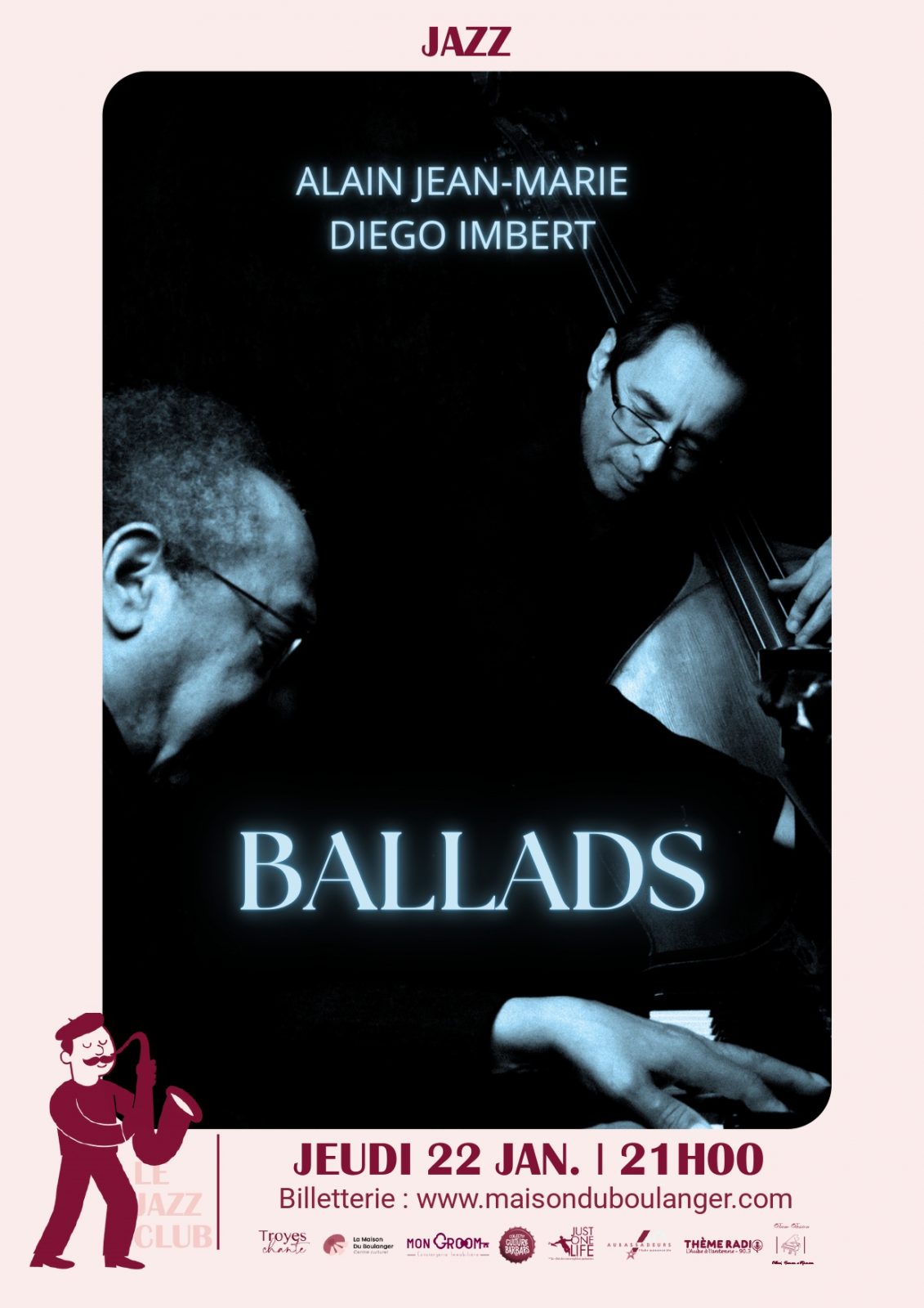 Alain Jean-Marie et Diego Imbert en concert