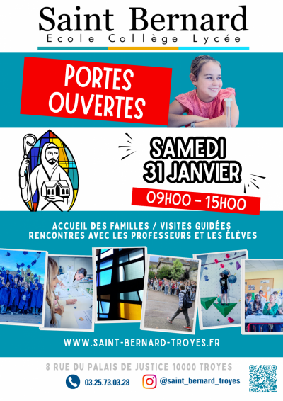 Journée “Portes Ouvertes” Ecole Collège Lycée Saint Bernard
