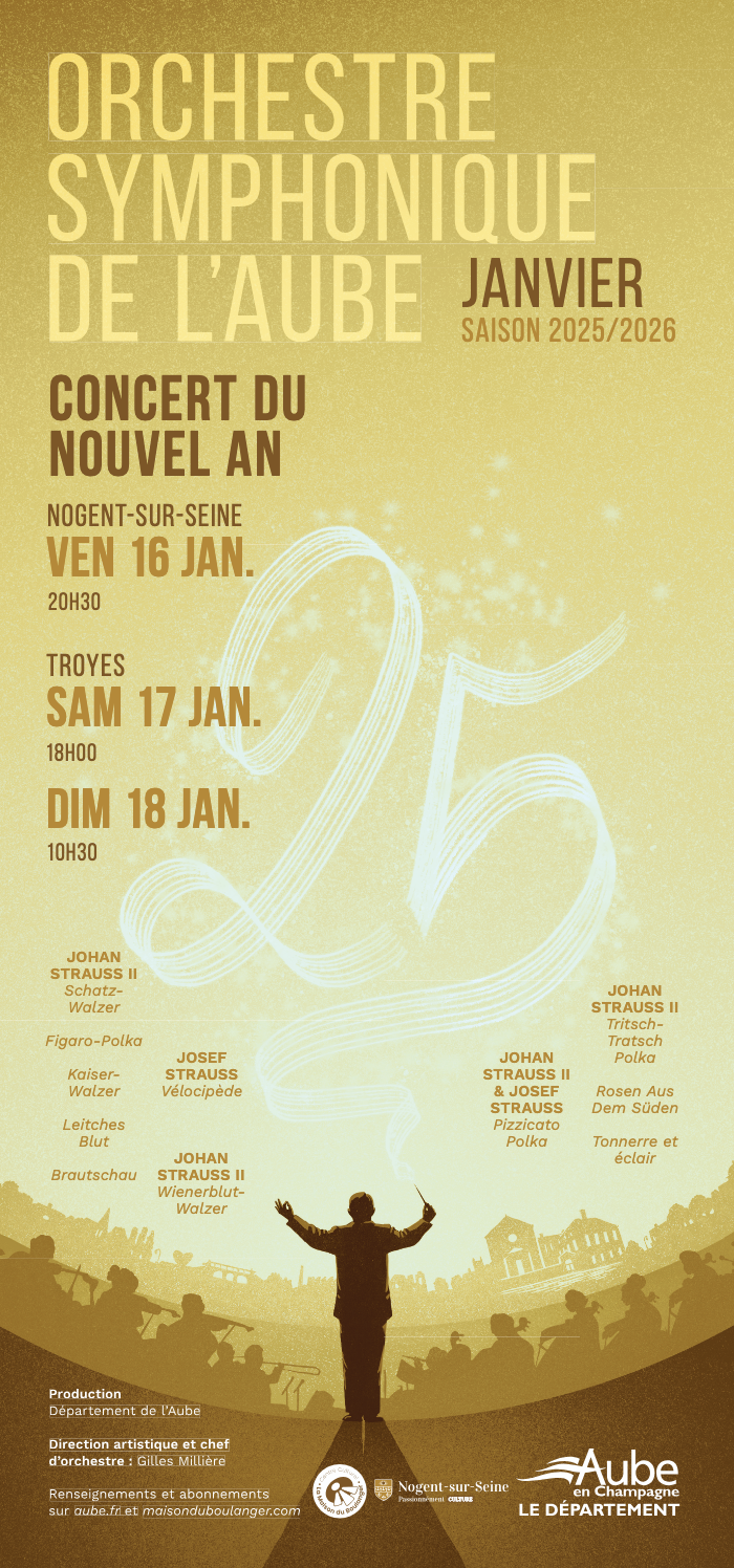 Orchestre Symphonique de l’Aube – Concert du nouvel an