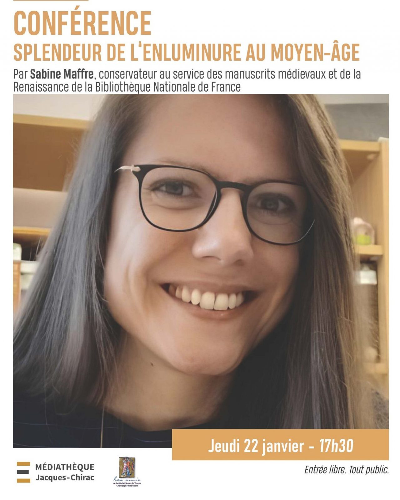 Conférence : “Splendeur de l’enluminure au Moyen-Âge”