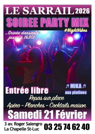 Soirée “Party Mix” avec Mika aux platines
