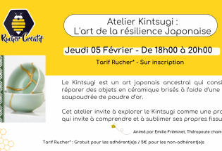 Atelier Kintsugi : L’art de la résilience Japonaise