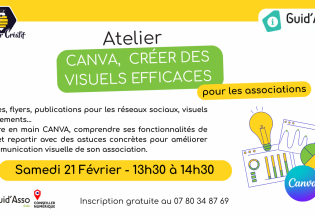 Guid’Asso : Atelier CANVA pour les associations