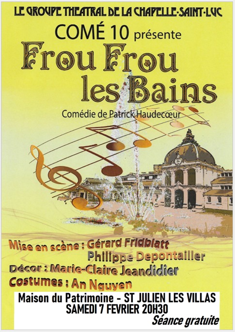 Théâtre : “Frou Frou les Bains”