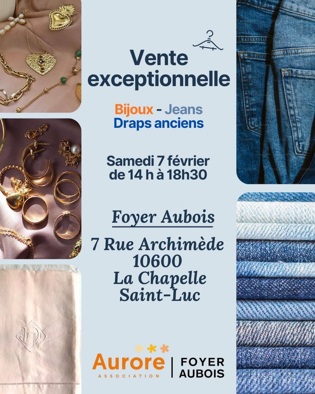 Vente exceptionnelle au Foyer Aubois