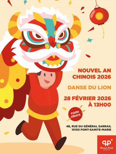 Nouvel an chinois : danse du lion
