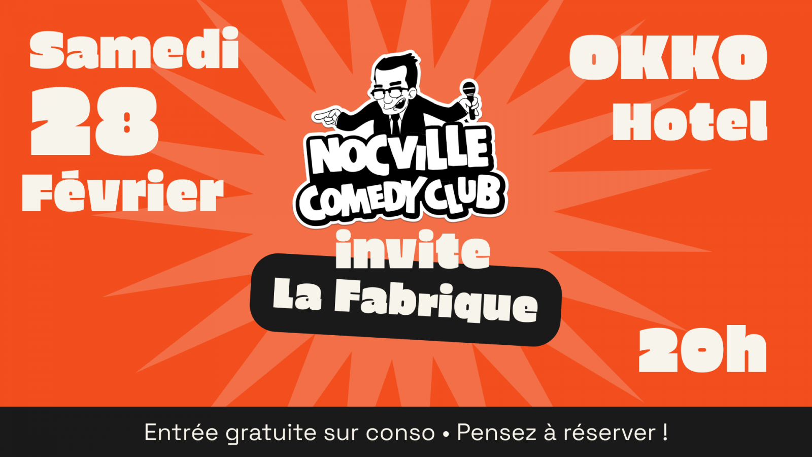 Nocville Comedy Club invite La Fabrique