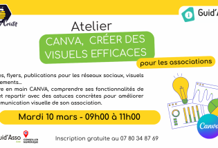 Guid’Asso : Atelier Canva pour les associations