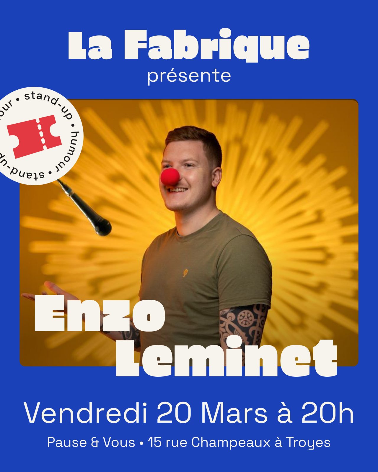 La Fabrique Comedy Club : Enzo Leminet