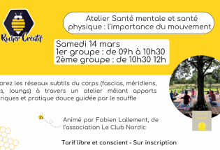 Atelier Santé mentale et santé physique : l’importance du mouvement