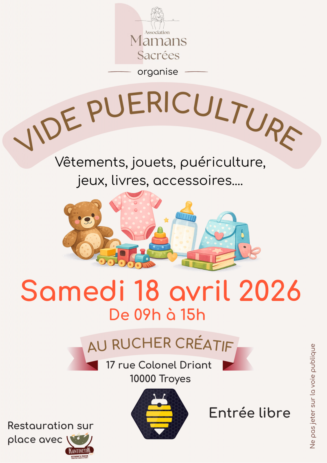 Vide puériculture au Rucher Créatif