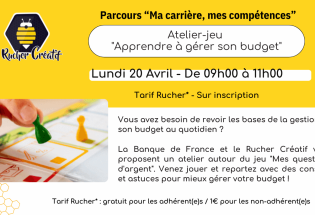 Atelier-jeu “Apprendre à gérer son budget”