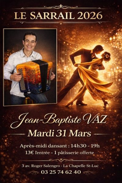 Après-midi dansant avec Jean-Baptiste VAZ