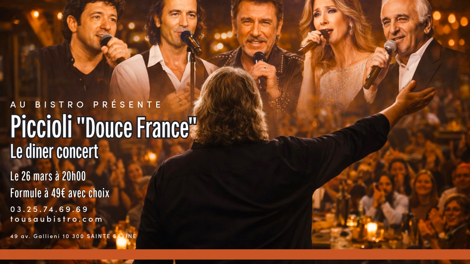 Dîner Concert au Bistro – Piccioli “Douce France”