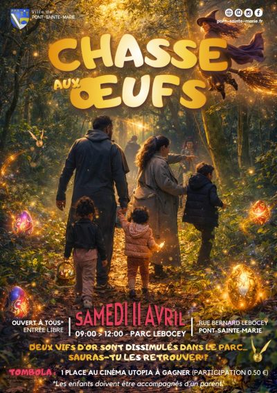 Chasse aux œufs : Petits sorciers et gourmands à vos paniers !