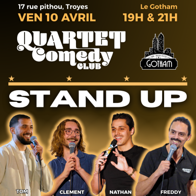 Soirée Humour/stand-up – Quartet Comedy Club