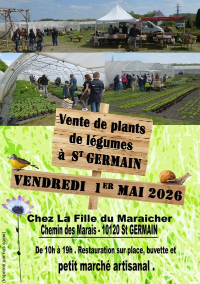 Vente au Jardin de La Fille du Maraicher