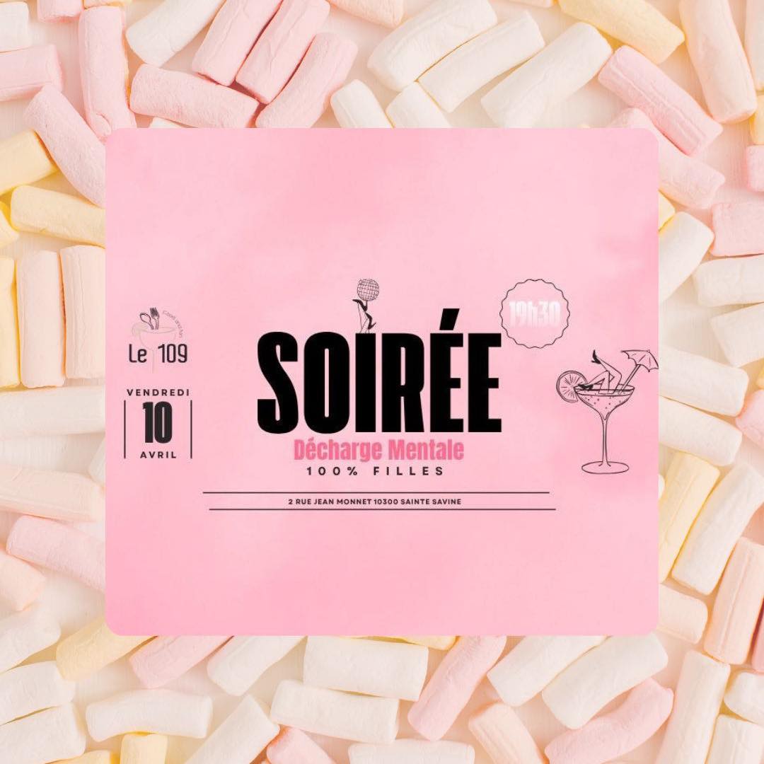 Soirée décharge mentale – 100% entre filles