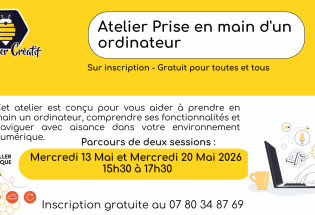 Atelier “Prise en main d’un PC”