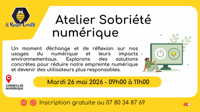 Atelier “Sobriété numérique”