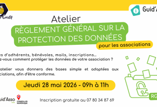 Guid’asso : Atelier Règlement Général sur la Protection des Données (RGPD)