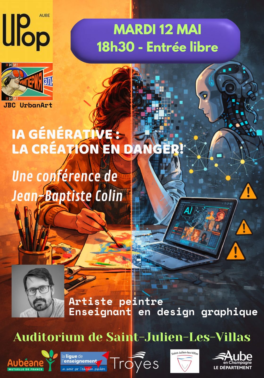 Conférence “IA générative : La création en danger !”