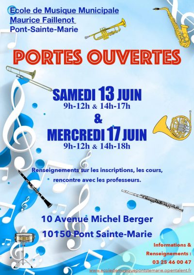 Journées Portes Ouvertes de l’école de musique