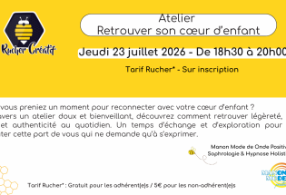 Atelier “Retrouver son cœur d’enfant”