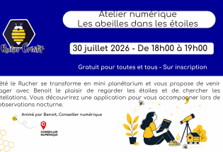 Atelier numérique “les abeilles dans les étoiles”