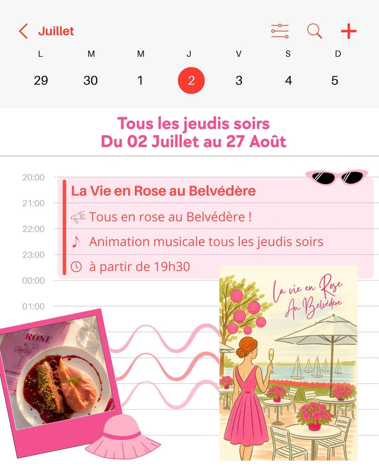 La Vie en Rose au Belvédère