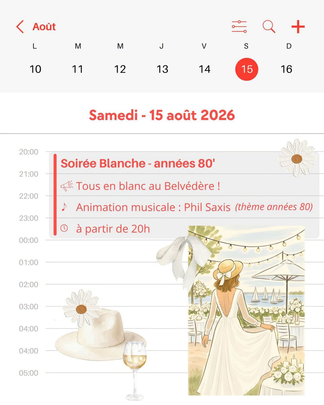 Soirée Blanche au Belvédère