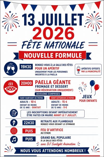 Fête Nationale à Payns