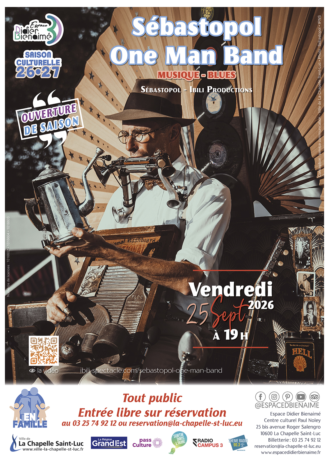 Sébastopol One Man Band – Ouverture de saison
